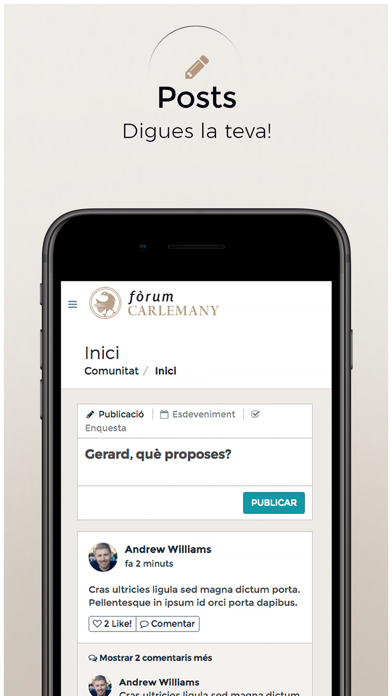 Fòrum Carlemany screenshot 4