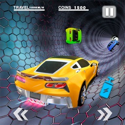 Speedy Car Tunnel Racing 3D