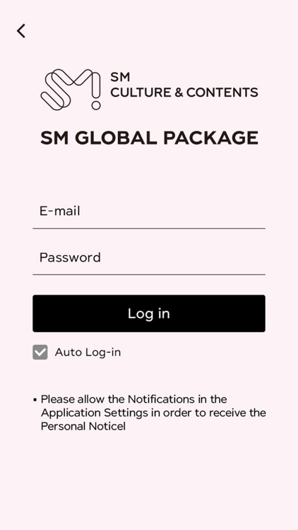 SM GLOBAL PACKAGE APPLICATION