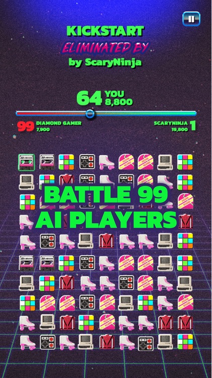 Fight Back to the 80's Match 3 screenshot-3