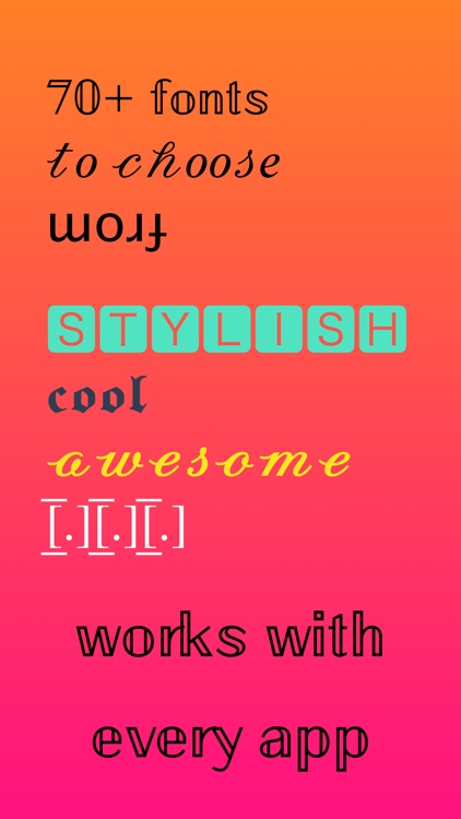 Font ∞ - Social Media Keyboard