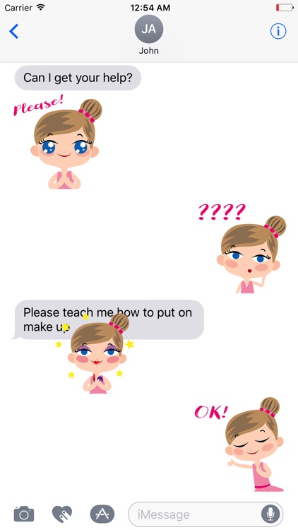 Animated Ballet GIRL Stickers screenshot-4