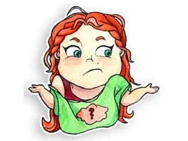 Naughty Redhead Sticker Pack