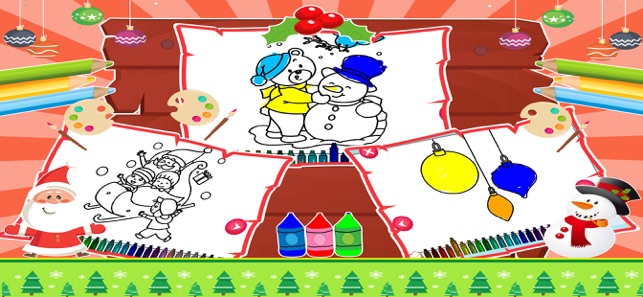 Christmas Coloring Book Pages(圖1)-速報App