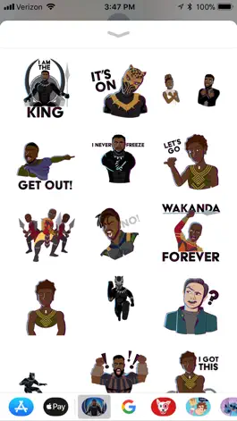 Game screenshot Marvel Stickers: Black Panther mod apk