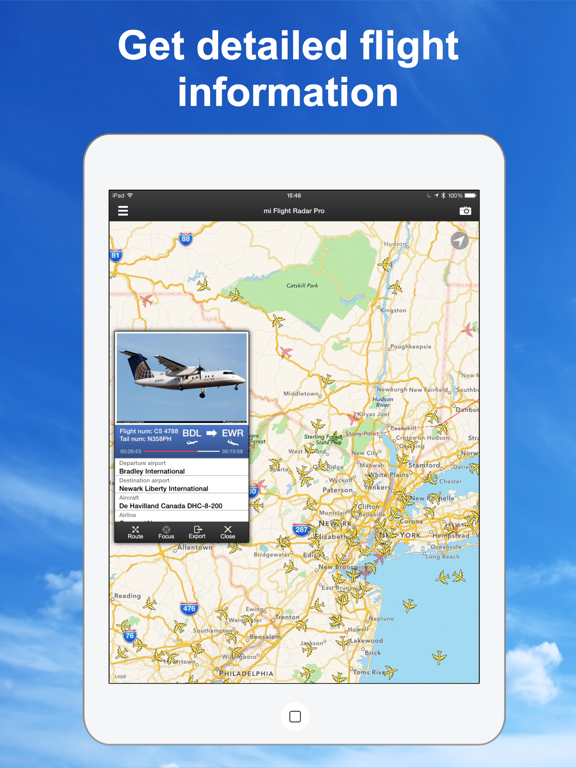 mi Flight Radar Free - Live flight tracker 24 / 7 screenshot