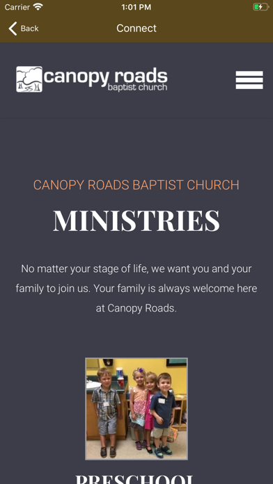 Canopy Roads Baptist Church screenshot 2