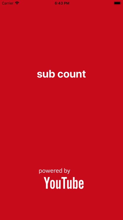 sub count