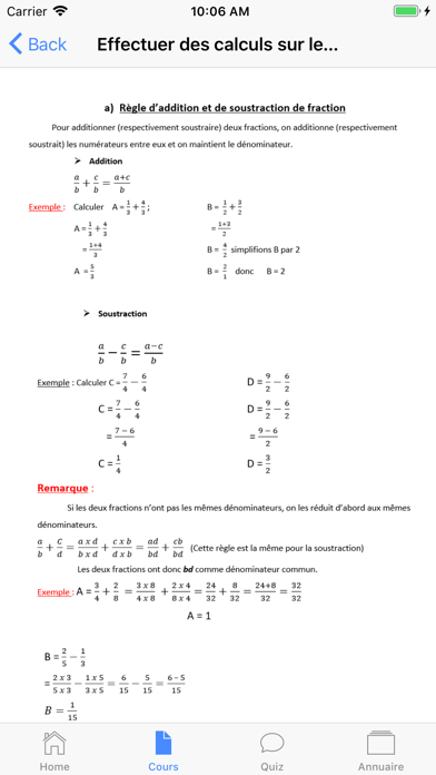 Maths 5ème screenshot 2