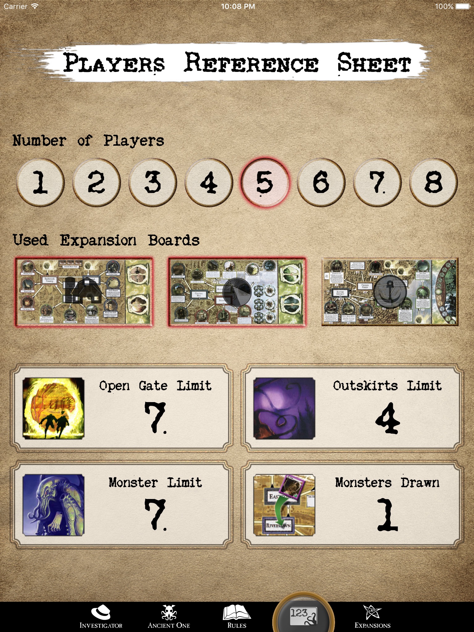 Assistant for Arkham Horror screenshot 4