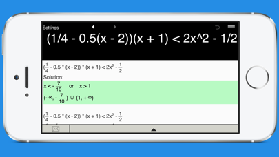 Linear Inequality Calculator - solving linear inequalities in one variable Screenshot 6