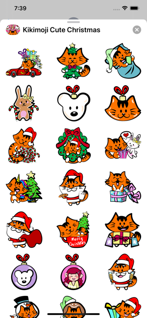 Kikimoji Cute Christmas(圖3)-速報App