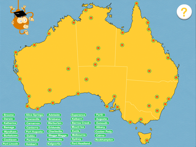 Australia Cities Map Quiz(圖1)-速報App