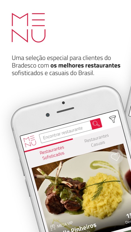 Menu Bradesco Cartões