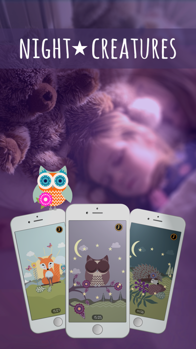 How to cancel & delete Night Creatures: Sleep Clock from iphone & ipad 1