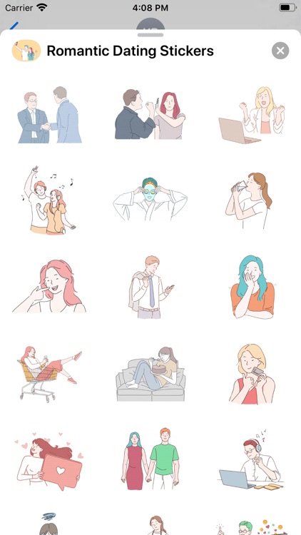 Romantic Dating Stickers