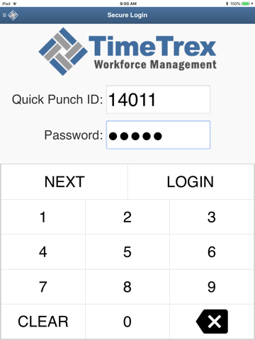 TimeTrex Mobile - náhled