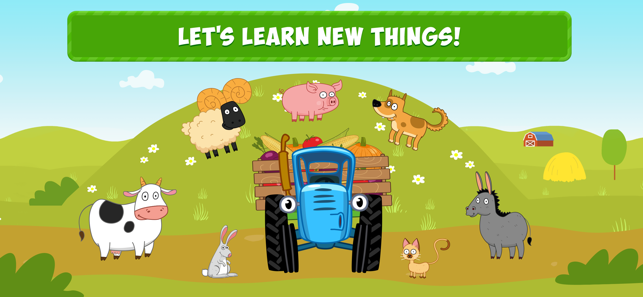 Blue Tractor: Game for Toddler(圖1)-速報App