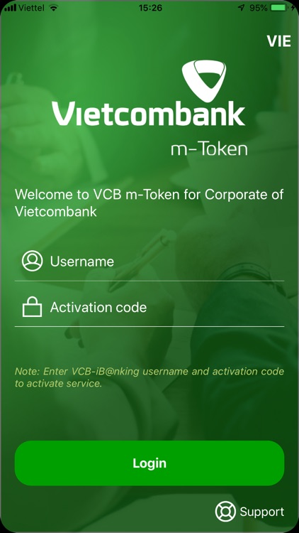 VCB m-Token