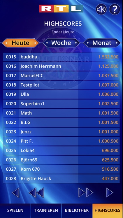 Wer wird Millionär? Training screenshot-9