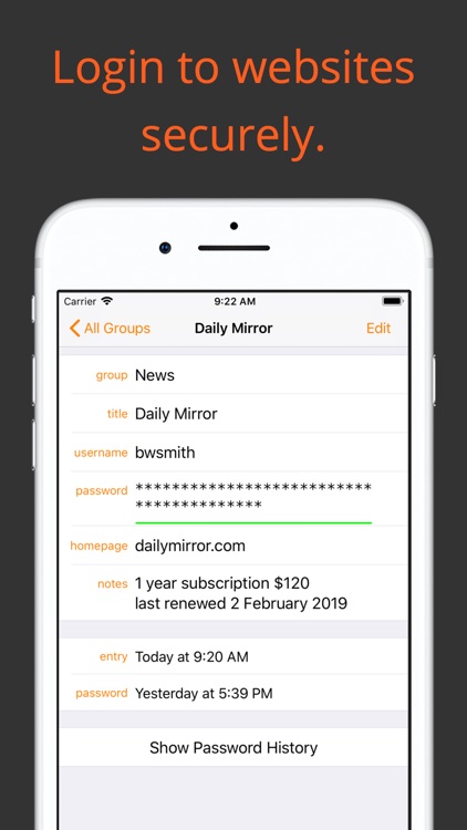 SamuraiSafe - Password Manager screenshot-3
