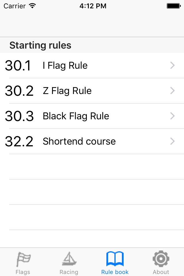 iRegatta Flags screenshot 4