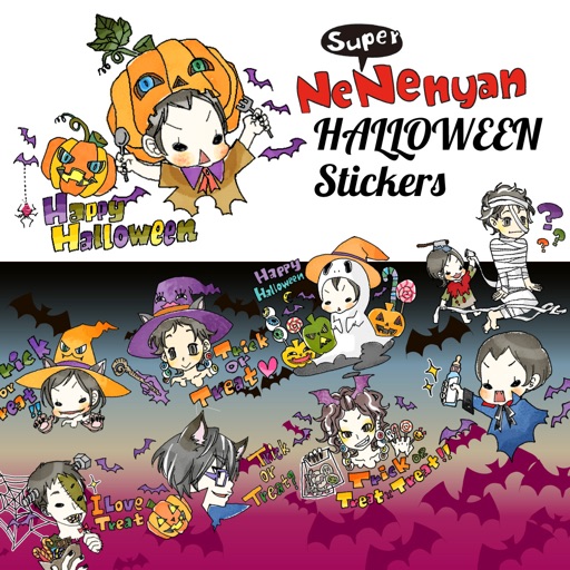 スーパーねねにゃん ハロウィンステッカー By 彩音インターナショナル株式会社