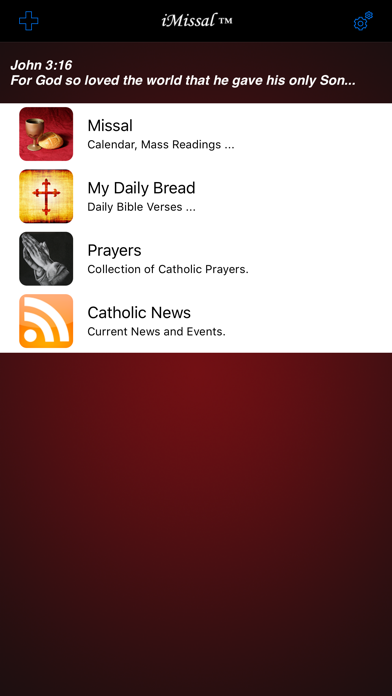 iMissal Catholic (Mass Reading, Calendar, Lectionary) Screenshot 1