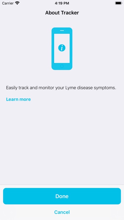 Lyme Symptom Tracker