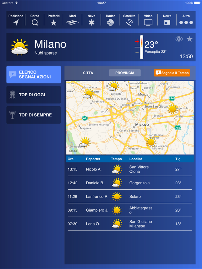 Meteo HD Plus - by iLMeteo.it(圖3)-速報App