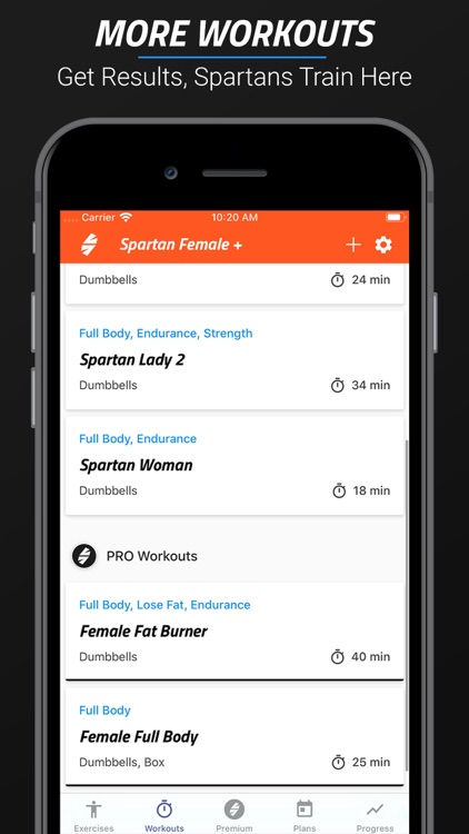 Spartan System Female PRO