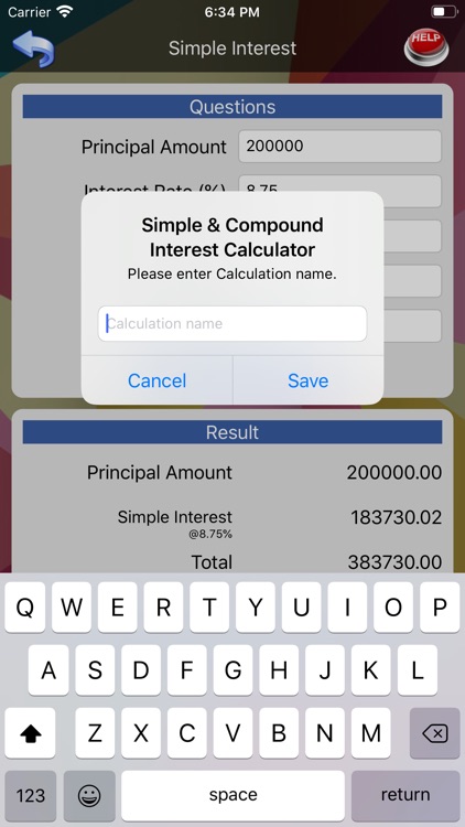 Simple Compound Interest Calc