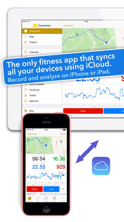 Cyclemeter Cycling Running GPS screenshot-4