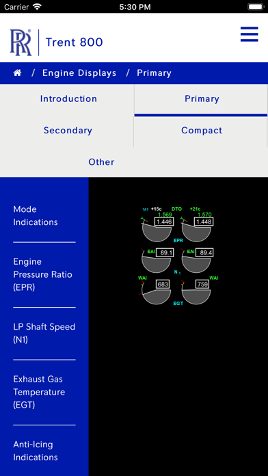 Trent 800 Pilot Guide screenshot 3