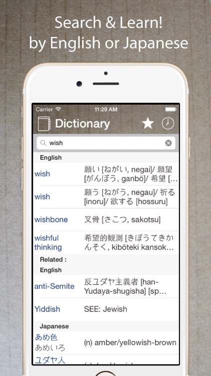 Japanese English Dictionary ++