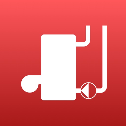 Heating Pipe Size Icon