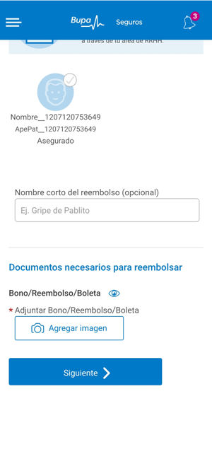 Reembolsos Bupa Seguros