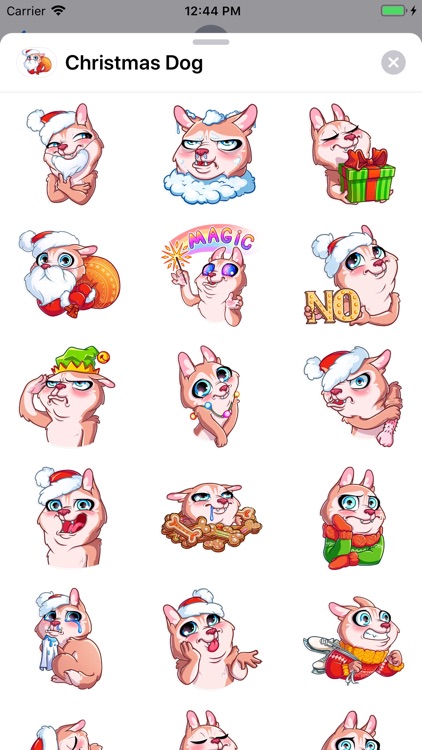 Christmas Dog Sticker Pack