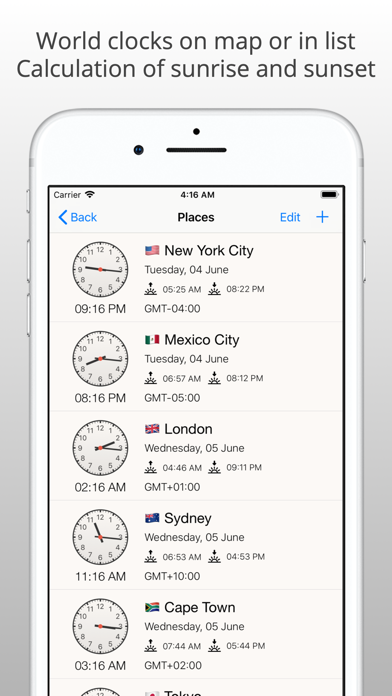 TimeMap - Visual World Clock screenshot 2