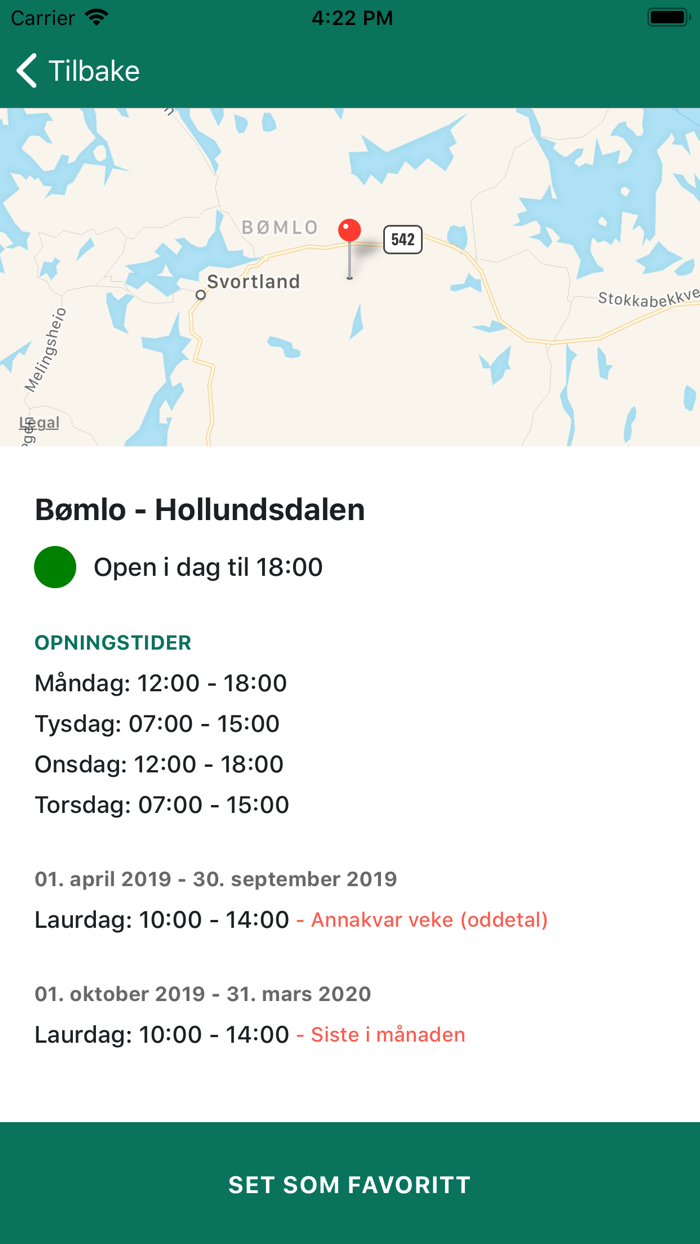 SIM - Tømmekalender