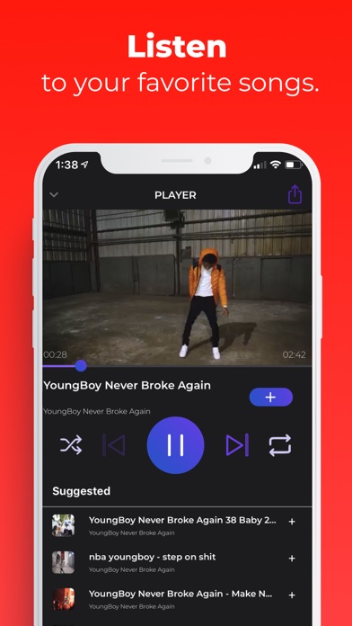 iMusic - Player for youtube screenshot 3