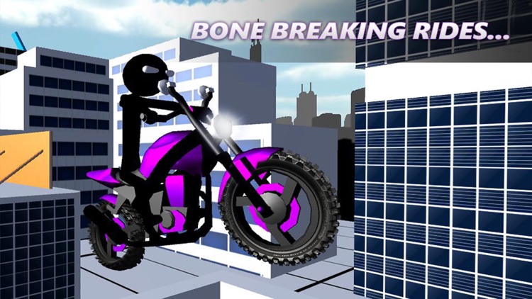 Stickman Moto Saiyan Bike Race screenshot-3