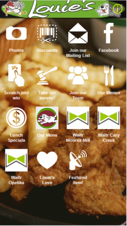 Louie's Chicken Fingers.