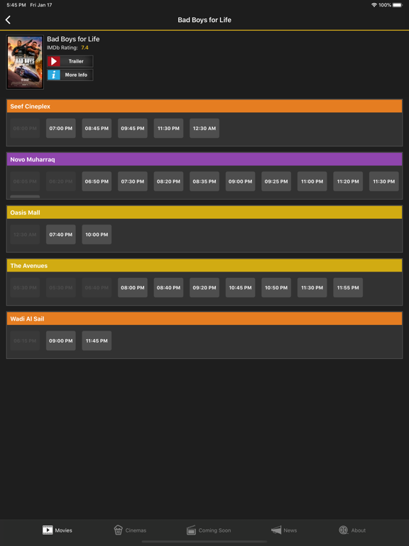 Screenshot #5 pour Cinema Bahrain