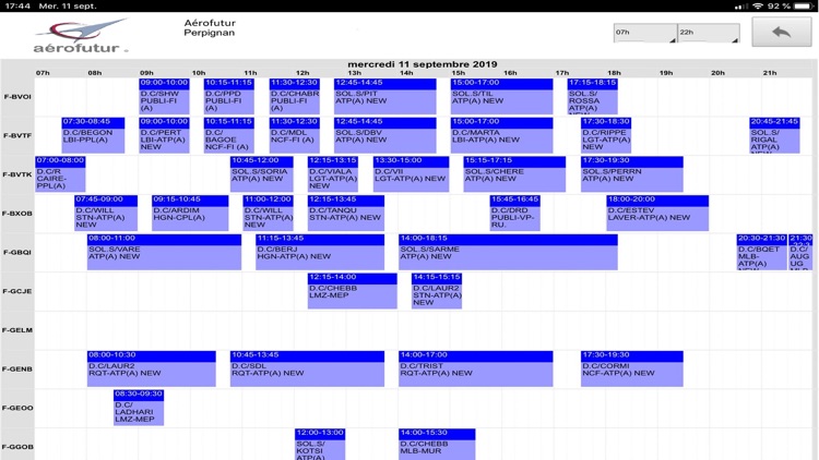 Planning Aérofutur