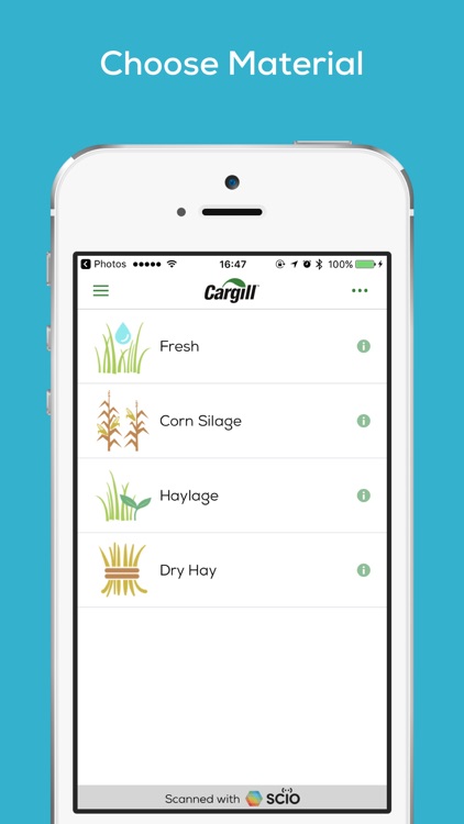 Cargill Reveal, utilizing SCiO