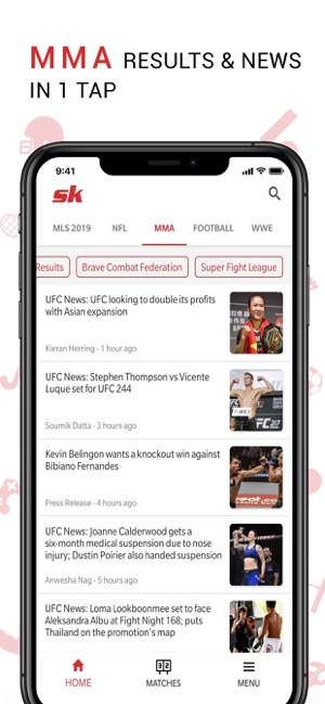 Sportskeeda: WWE & Cricket(圖2)-速報App