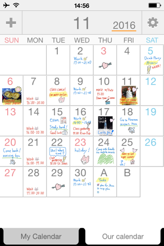 Palu - Handwriting Calendar - screenshot 2