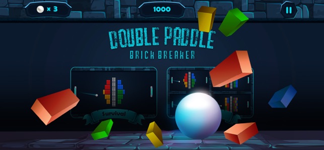 Double Paddle Brick Breaker(圖1)-速報App