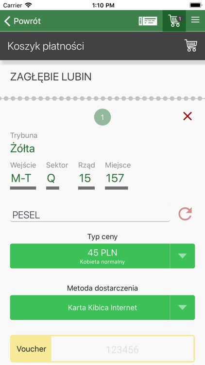 Bilety Lechia Gdańsk screenshot-3